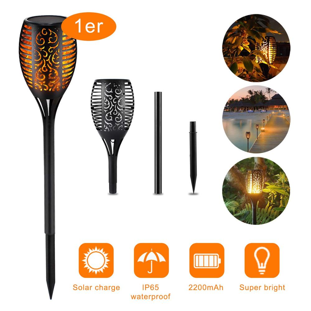LED Solar Garden Torpedoes Deluxe 96 LED (4 pieces) | Kalsten