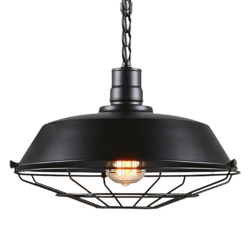 Kalsten | Vintage Loft Pendant Light: Industrial Retro Iron Ceiling Light Chandelier for Living Room, Restaurant, Bar, Kitchen