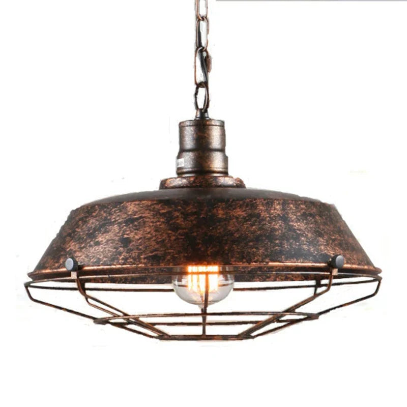 Kalsten | Vintage Loft Pendant Light: Industrial Retro Iron Ceiling Light Chandelier for Living Room, Restaurant, Bar, Kitchen
