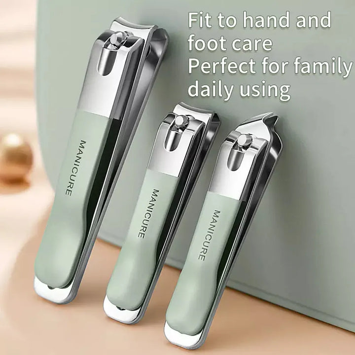 Kalsten | LuxNails | Professional Stainless Steel Manicure and Pedicure Set | Portable & Multifunctional | Luxurious Storage Box