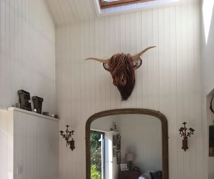 Kalsten | Rustic Cow Head Wall Decor for Unique Home