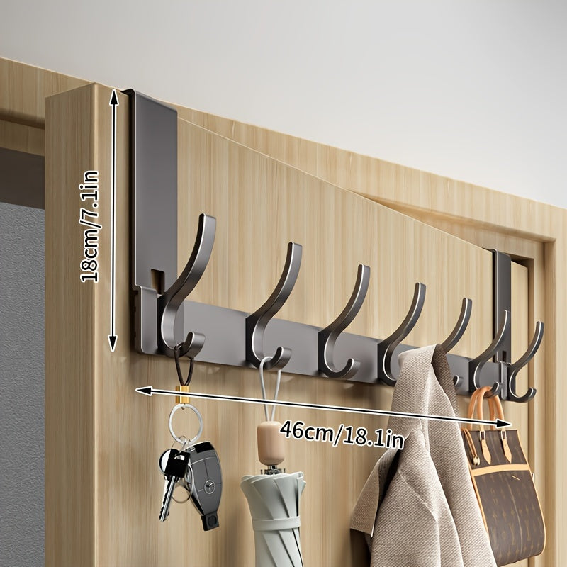 SlimLine Door Hook – Hanging System without Drilling made of Sturdy Aluminum | Kalsten