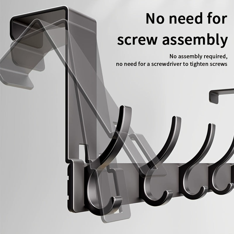 SlimLine Door Hook – Hanging System without Drilling made of Sturdy Aluminum | Kalsten