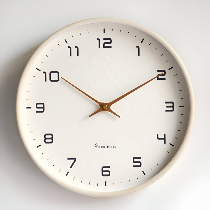 Kalsten | Scandinavian Wooden Wall Clock Minimalist Design for Living Room, Office and Kitchen