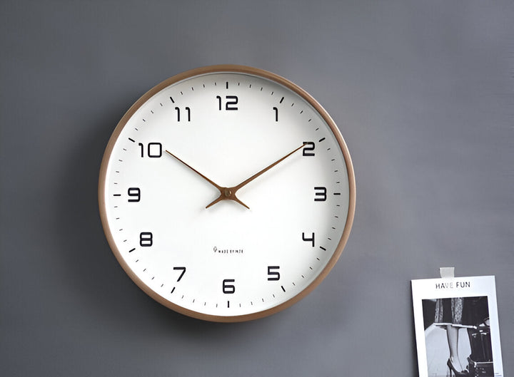 Kalsten | Scandinavian Wooden Wall Clock Minimalist Design for Living Room, Office and Kitchen