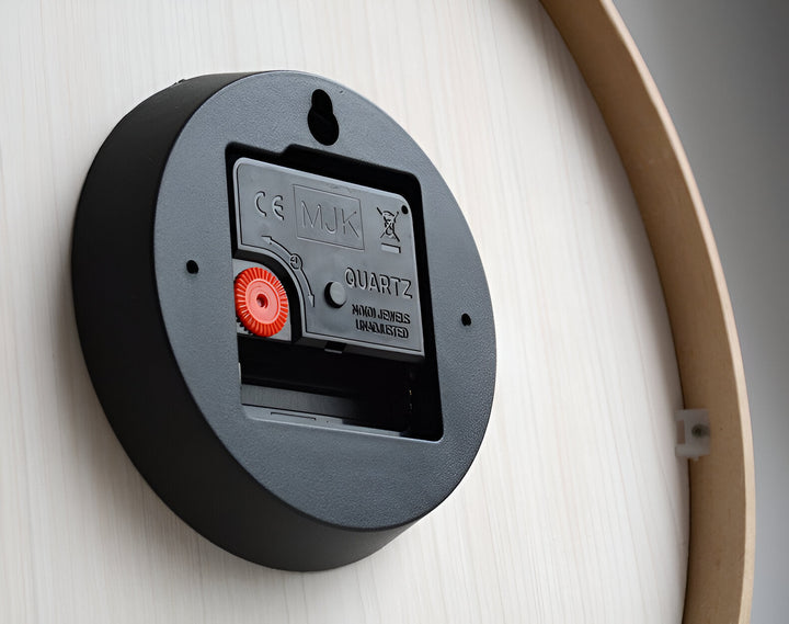 Kalsten | Scandinavian Wooden Wall Clock Minimalist Design for Living Room, Office and Kitchen
