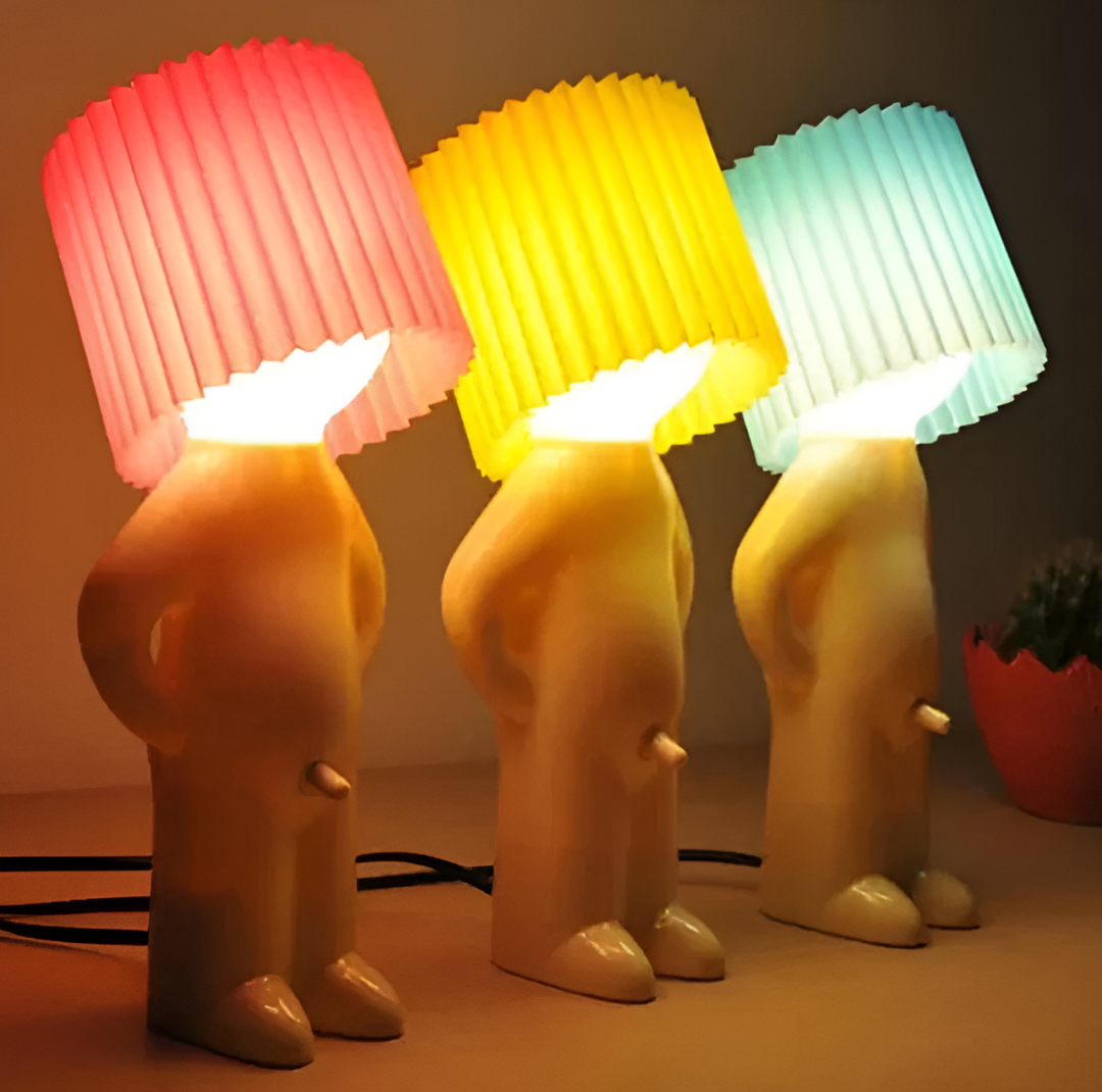 Lil'Lad table lamp | Creative LED night light in Shy Boy design | Kalsten