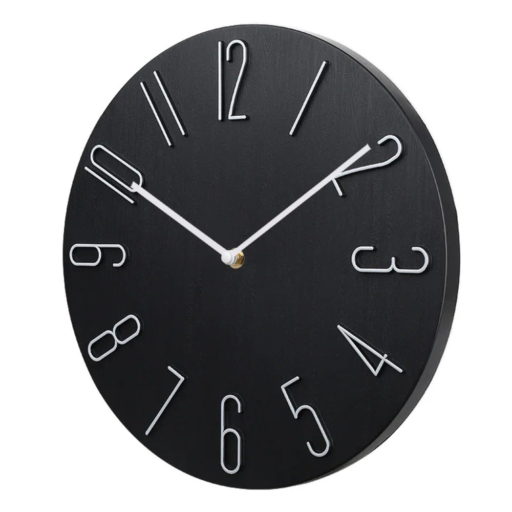 Kalsten | Silencio Modern Silent Wall Clock – Minimalist Design with Quartz Movement