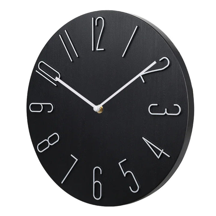 Kalsten | Silencio Modern Silent Wall Clock – Minimalist Design with Quartz Movement
