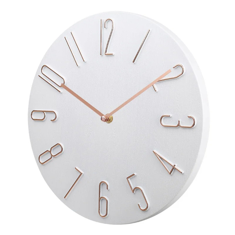 Kalsten | Silencio Modern Silent Wall Clock – Minimalist Design with Quartz Movement