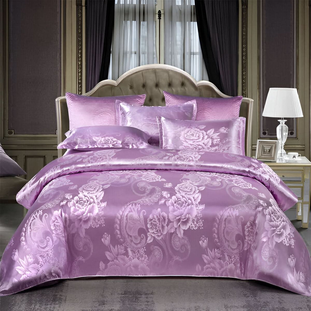 Kalsten | SILKLOFT – Elegant Satin Jacquard Bed Linen Set
