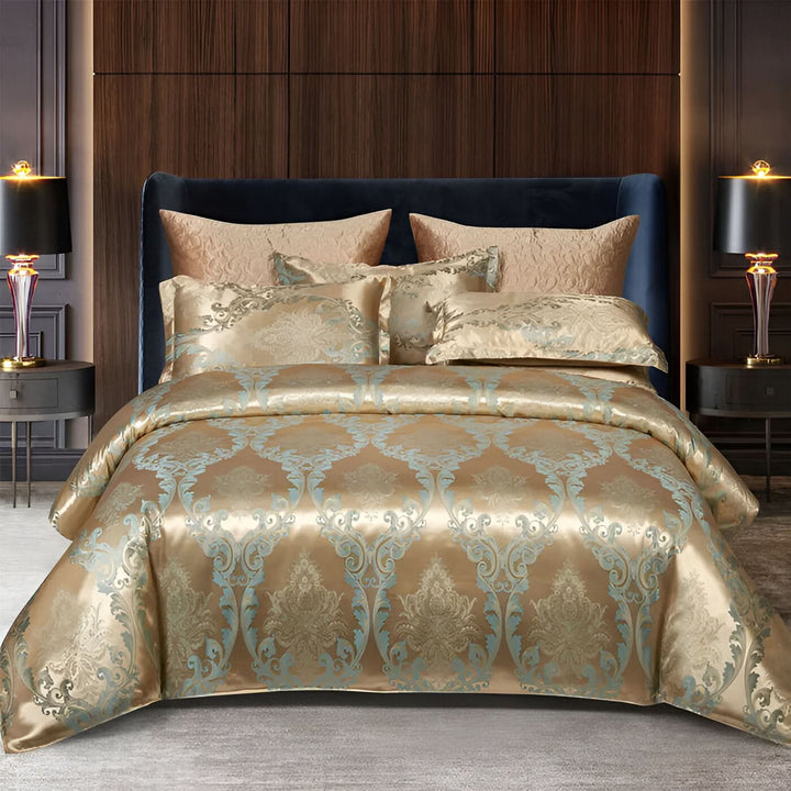 Kalsten | SILKLOFT – Elegant Satin Jacquard Bed Linen Set