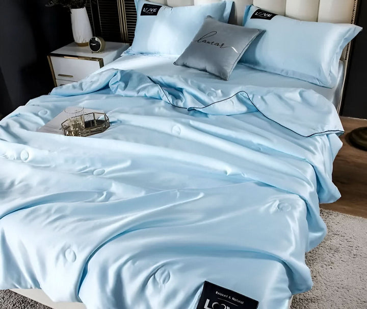 Kalsten | FLUFFINA Premium Satin-Feel Synthetic Fiber Bedding Set – Soft, Smooth & Luxury Comfort