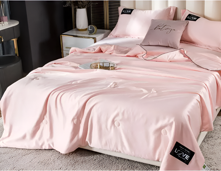Kalsten | FLUFFINA Premium Satin-Feel Synthetic Fiber Bedding Set – Soft, Smooth & Luxury Comfort