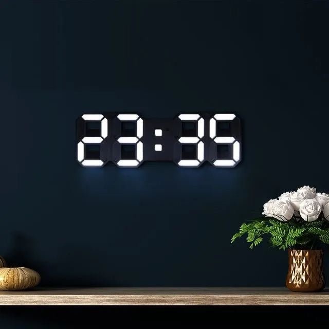 GlowLuxe - Stylish 3D LED Wall Clock | Kalsten