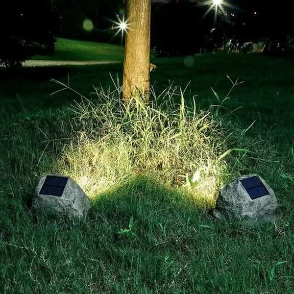Kalsten | Solar Rock Light – LED Garden Stone Lamp