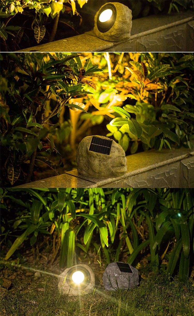 Rocky Glow - Elegant Solar Lamp for Outdoors | Kalsten