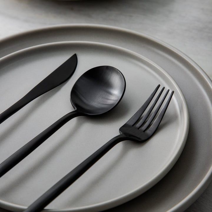Modern Luxe Cutlery Set of Stainless Steel in Stylish Colors Kalsten