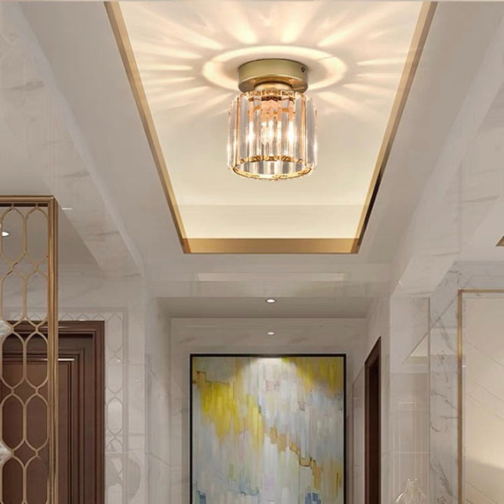 Modern Crystal Ceiling Lamp - CrystalGlow | Kalsten