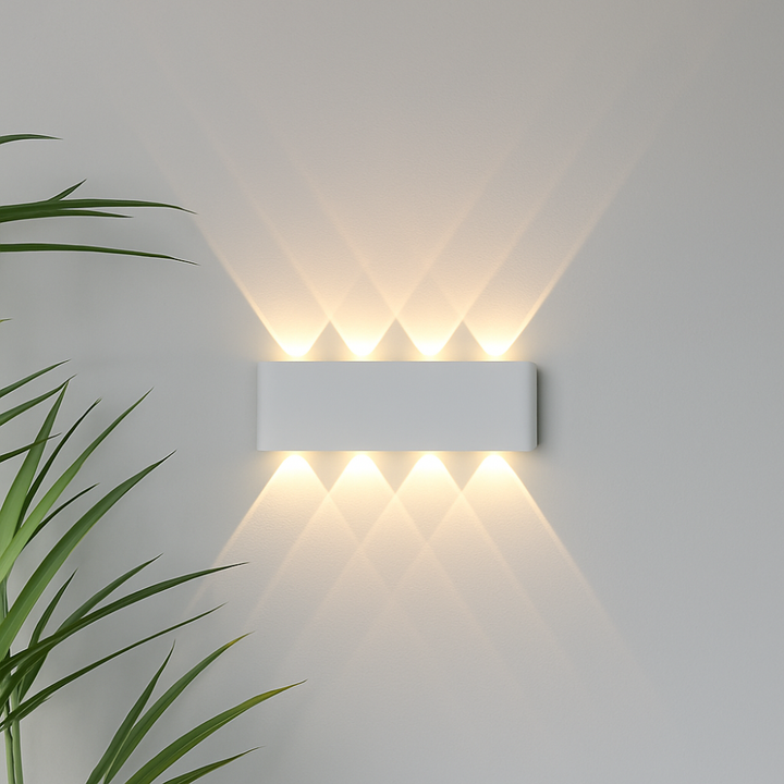 Minimalist LED Wall Lamp for Indoor & Outdoor Use