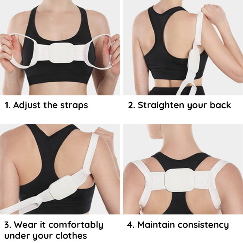Kalsten | Invisible Back Posture Corrector | Adjustable, Comfortable Design for Improved Posture and Back Support