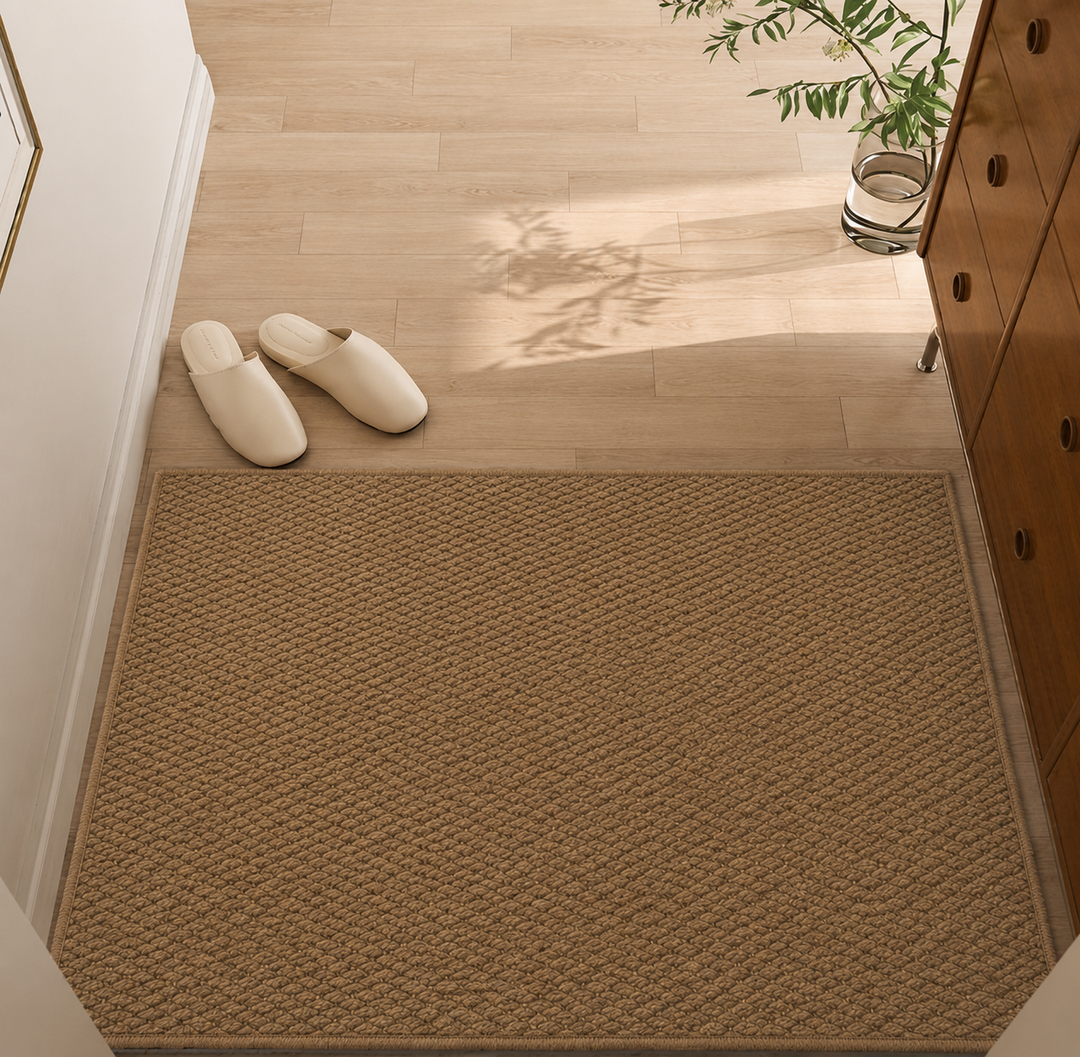 Kalsten | Faux Sisal Doormat | Durable Non-Slip Entryway Rug for Indoor & Outdoor Use