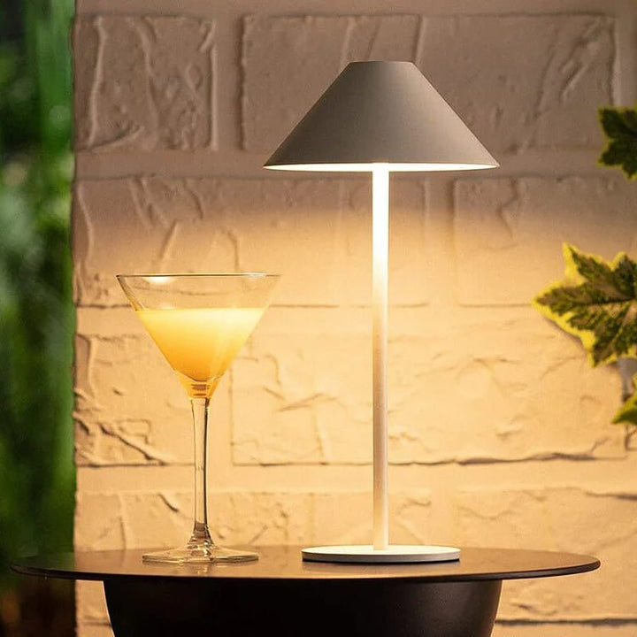 Wireless Table Lamp Black | Touch-Dimmable LED Table Light | Kalsten