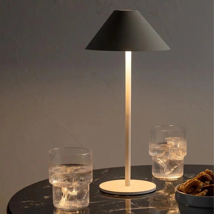 Wireless Table Lamp Black | Touch-Dimmable LED Table Light | Kalsten