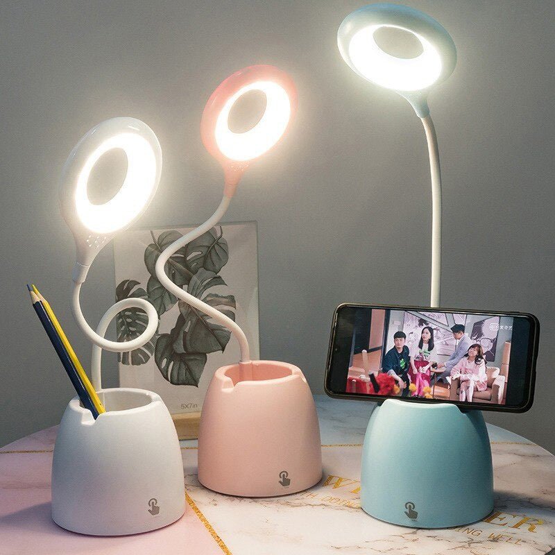 Kids Table Lamp | With Phone Holder and LED Lighting | Kalsten