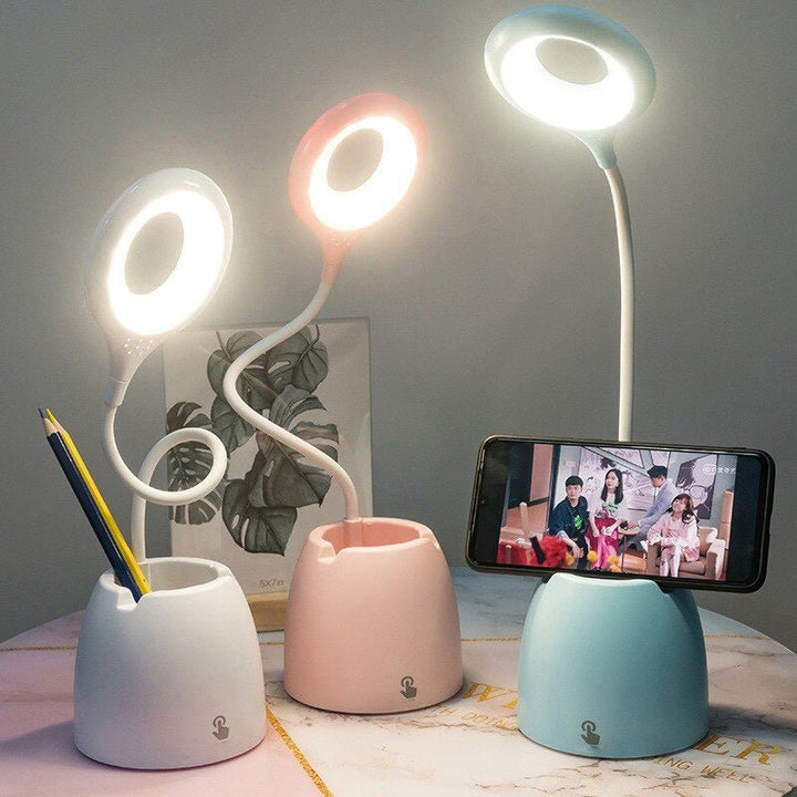 Kids Table Lamp | With Phone Holder and LED Lighting | Kalsten