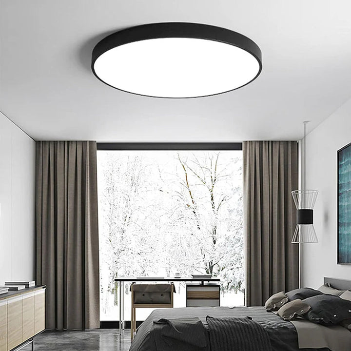 Ceiling Light Acrylic Extra-Thin 15.8 in Indoor Modern Circular LED Lighting Bedroom Dining Room Living Room | Kalsten
