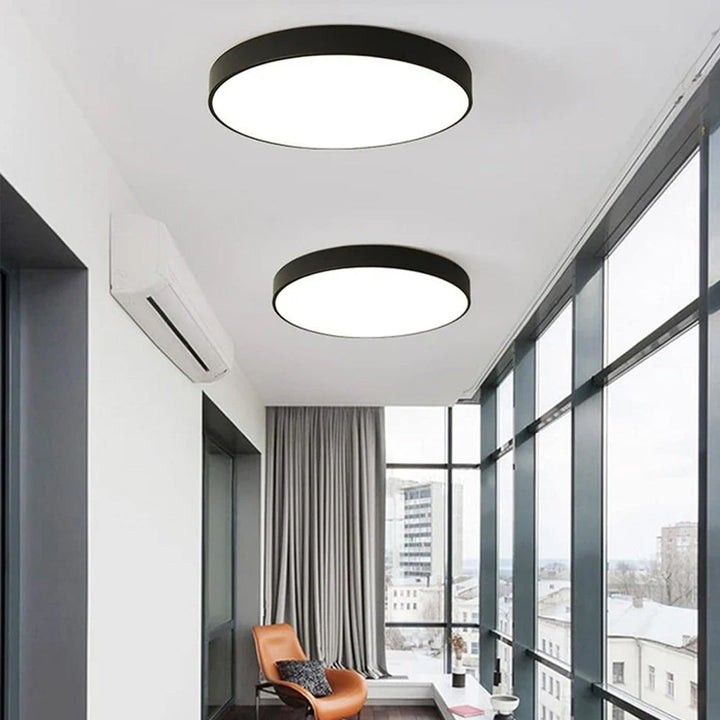 Ceiling Light Acrylic Extra-Thin 15.8 in Indoor Modern Circular LED Lighting Bedroom Dining Room Living Room | Kalsten