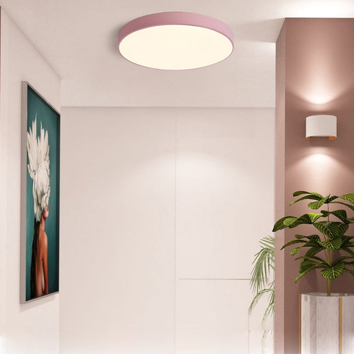 Ceiling Light Acrylic Extra-Thin 15.8 in Indoor Modern Circular LED Lighting Bedroom Dining Room Living Room | Kalsten