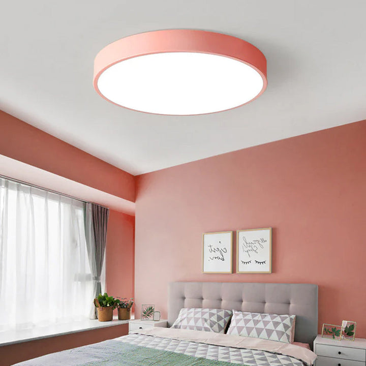 Ceiling Light Acrylic Extra-Thin 15.8 in Indoor Modern Circular LED Lighting Bedroom Dining Room Living Room | Kalsten