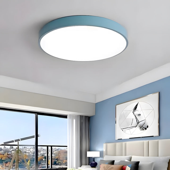 Ceiling Light Acrylic Extra-Thin 15.8 in Indoor Modern Circular LED Lighting Bedroom Dining Room Living Room | Kalsten