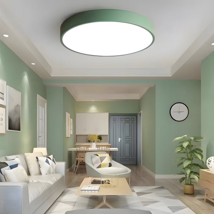 Ceiling Light Acrylic Extra-Thin 15.8 in Indoor Modern Circular LED Lighting Bedroom Dining Room Living Room | Kalsten