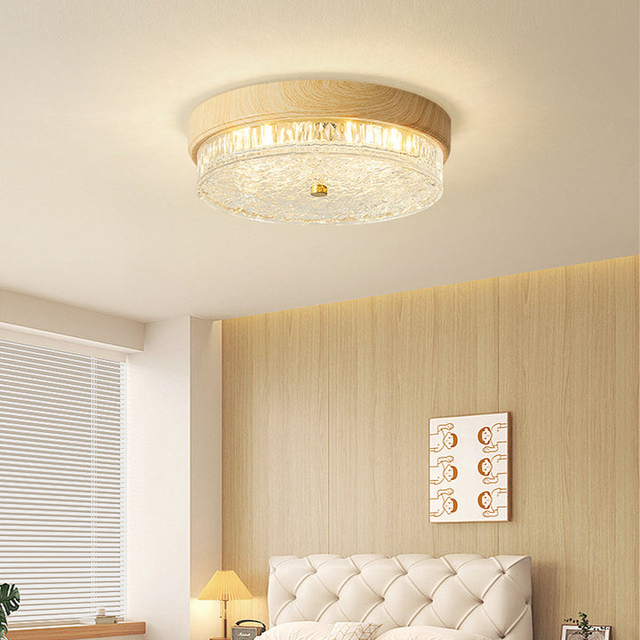 Ceiling Light Glass LED 12.6 in Indoor Bedroom Living Room Dining Room Modern Fixture | Kalsten