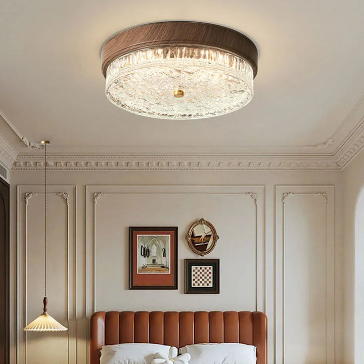 Ceiling Light Glass LED 12.6 in Indoor Bedroom Living Room Dining Room Modern Fixture | Kalsten