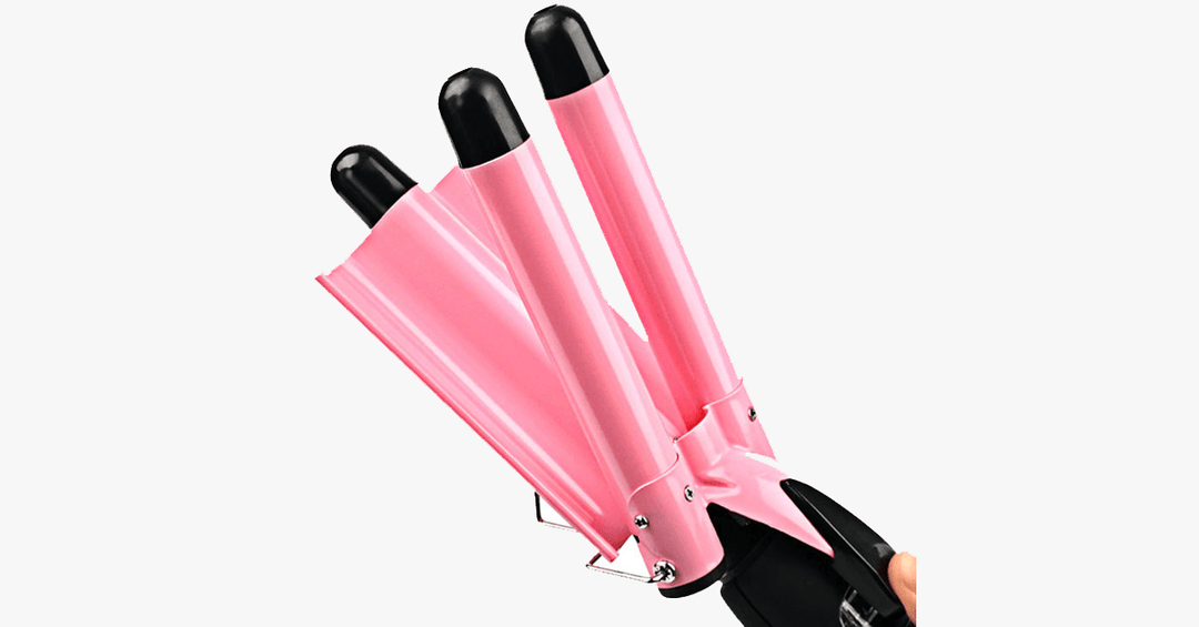 Kalsten | Salon Quality Triple Barrel Curling Iron, Perfect Quick Curls Deep Waves
