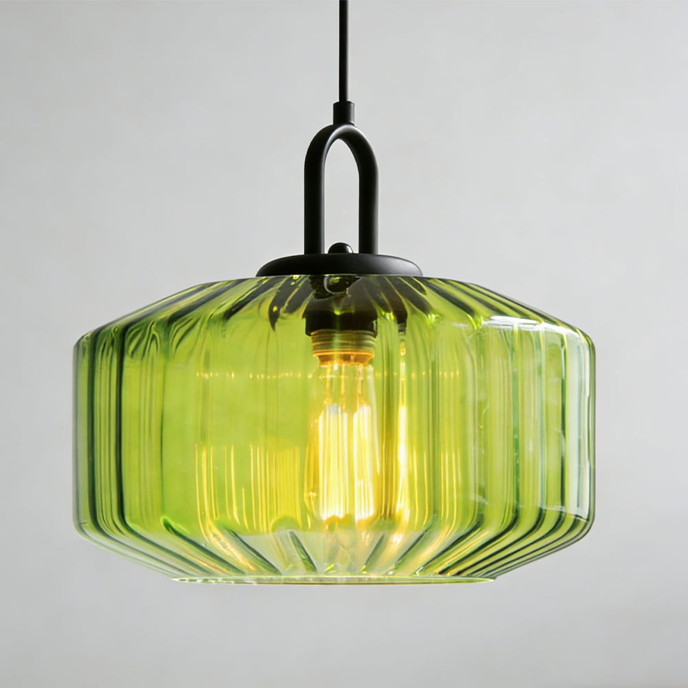 Pendant Light Glass 11 in Handblown Indoor Warm Glow Dining Room Kitchen Hallway Lighting | Kalsten