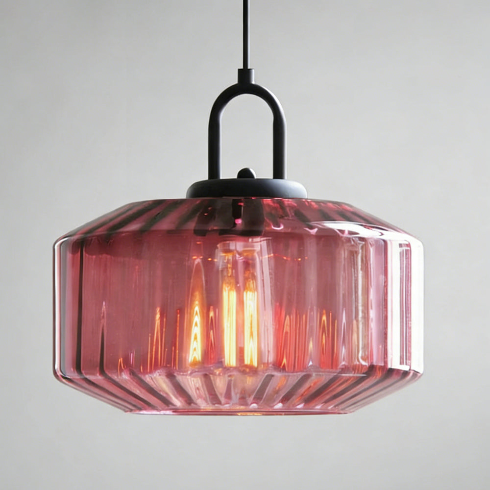 Pendant Light Glass 11 in Handblown Indoor Warm Glow Dining Room Kitchen Hallway Lighting | Kalsten