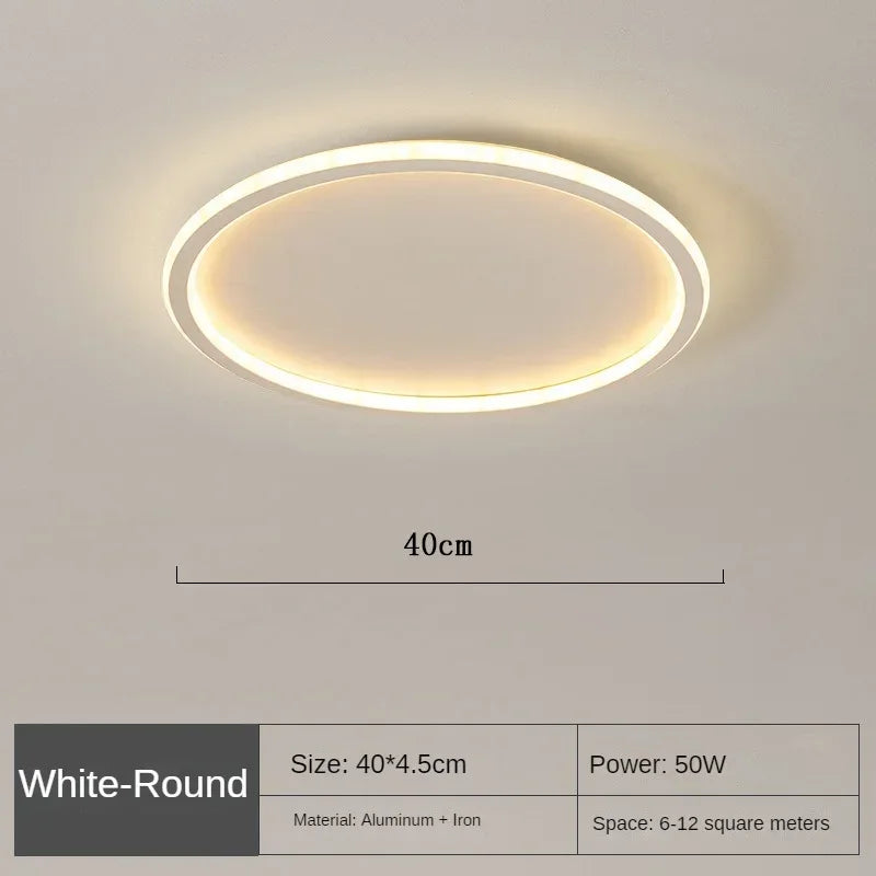 Scandinavian Round Ceiling Lamp - NordicGlow | Kalsten