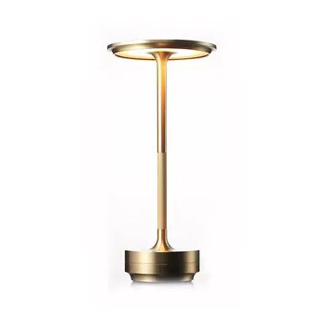 Industrial Dimmable Lamp with Rustic Design – Silver & Gold Kalsten