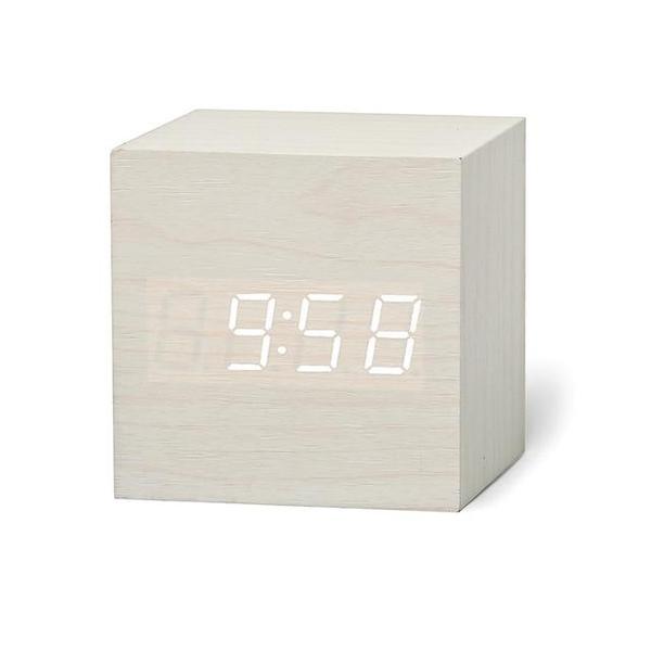LED Wooden Cube Alarm Clock | Kalsten