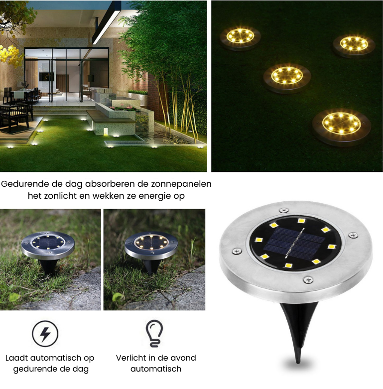 Wireless LED Solar Garden Lights Deluxe - Create the perfect atmosphere in your garden! Kalsten