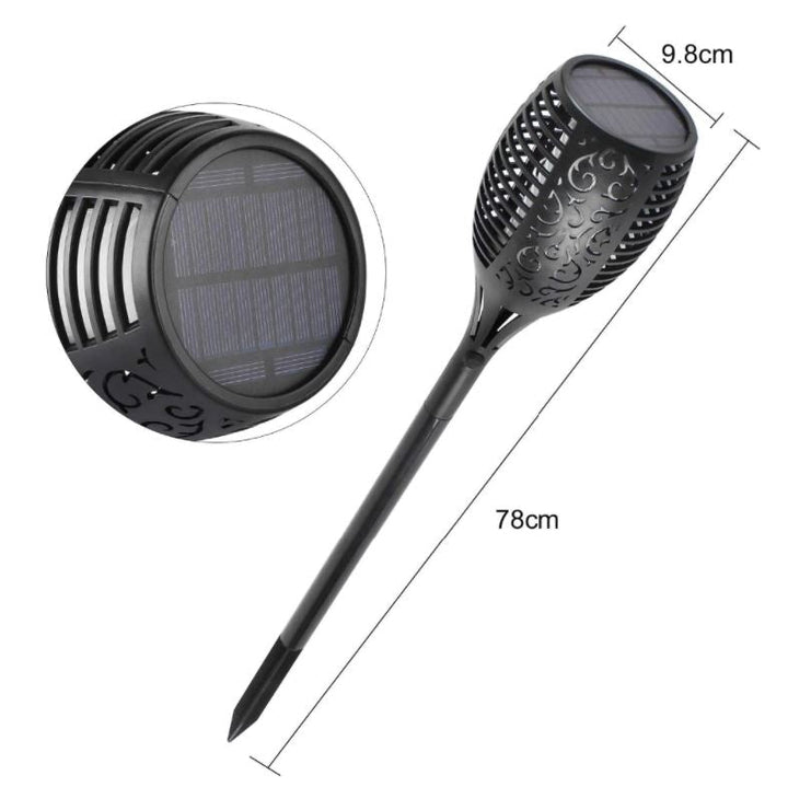 LED Solar Garden Torpedoes Deluxe 96 LED (4 pieces) | Kalsten