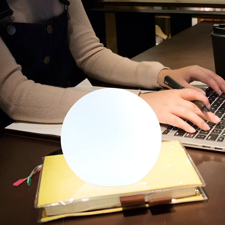 LED Table Lamp with Dynamic Color Change - Mood Lighting Glowing Ball | Kalsten