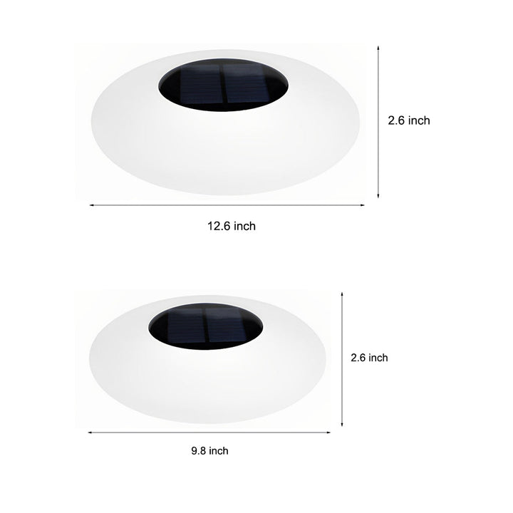Round Colorful RGB LED Waterproof Solar Modern Outdoor Lights Pool Lights | Kalsten