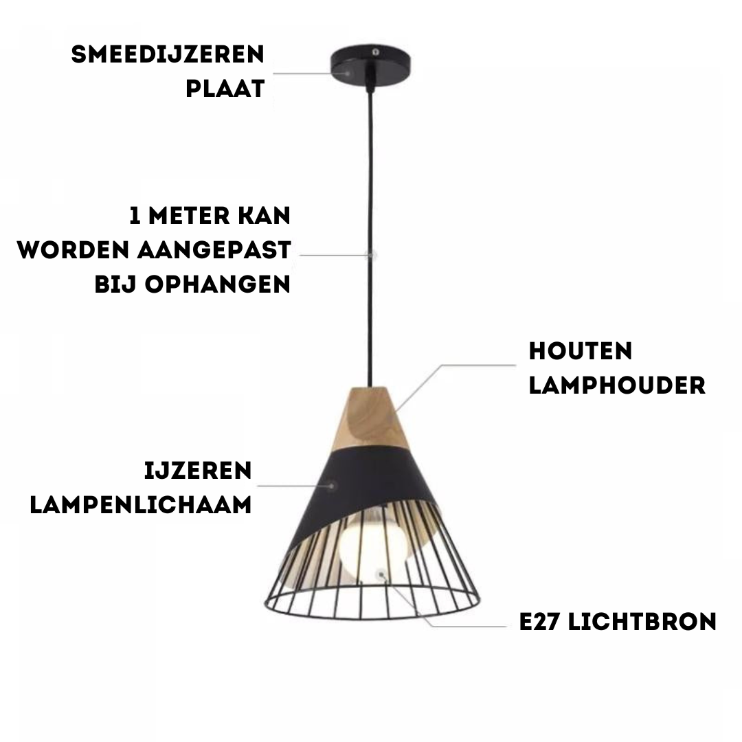 Trendy Scandinavian Industrial Pendant Lamp - UbranBeam | Kalsten
