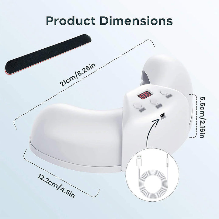 Kalsten | Laser Nail Fungus Removal Device | Advanced Home Treatment with Red & Blue Light for Healthy Nails